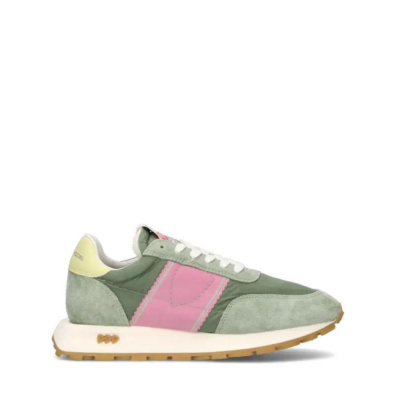 Sneaker donna salvia/rosa Vario