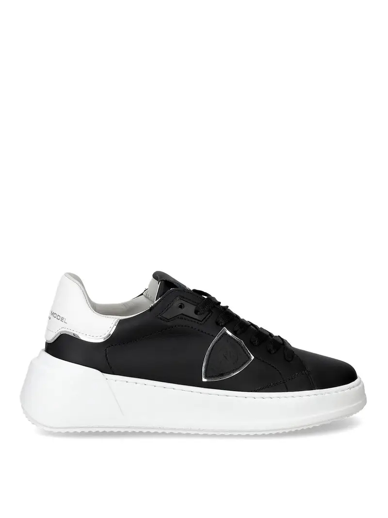 Sneaker Donna Tres Temple Bassa Nera Nero