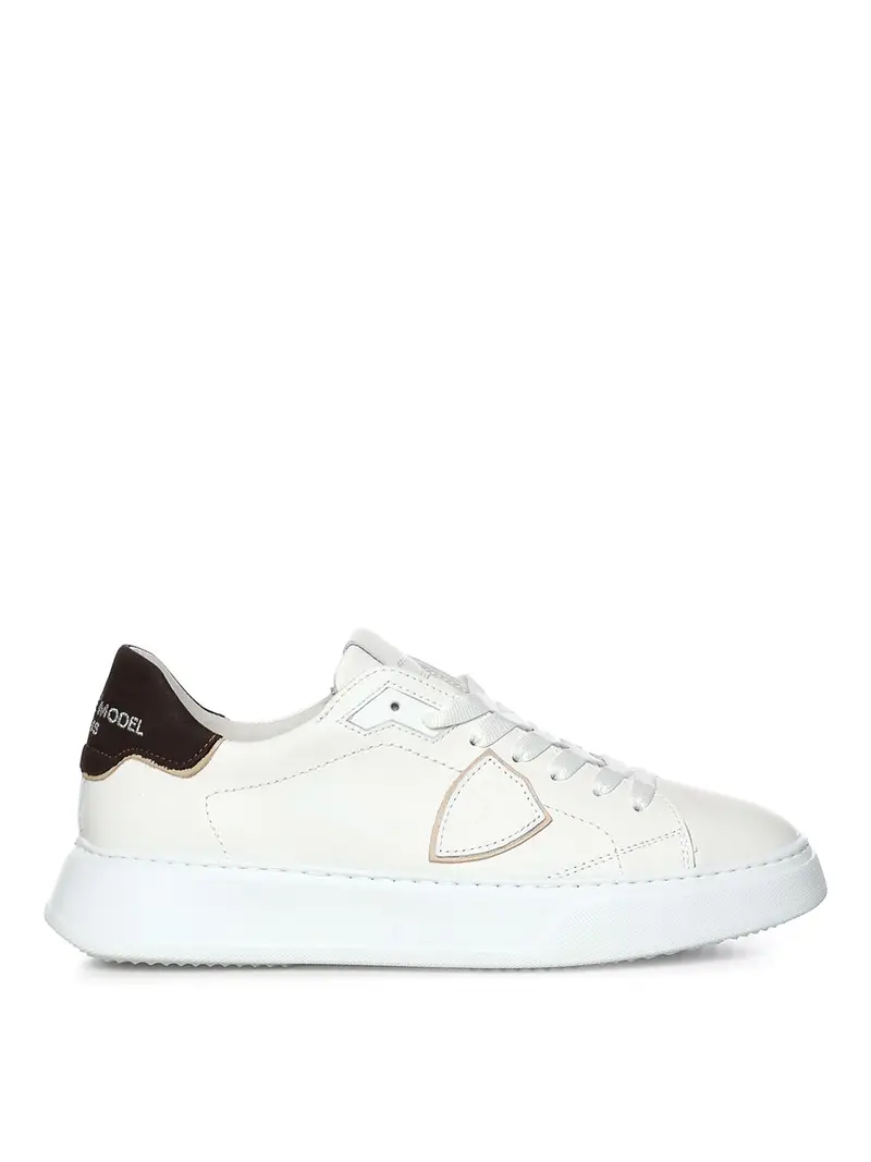 Sneaker in pelle Temple Bianco