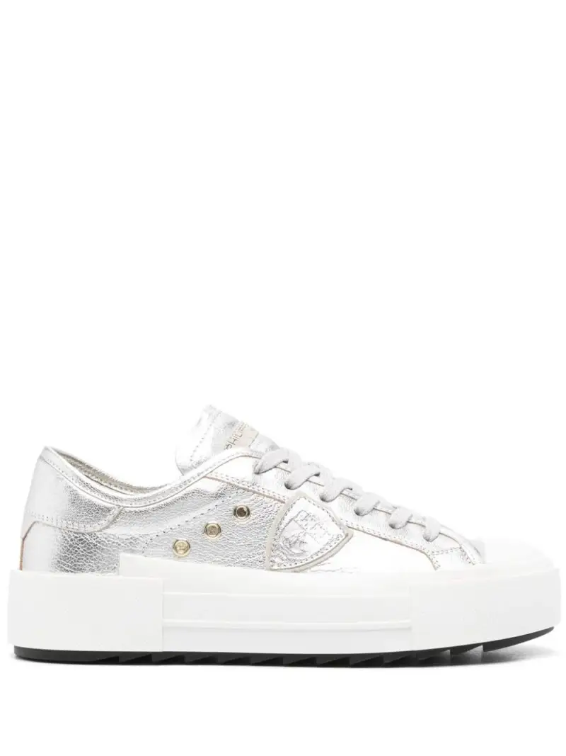 Sneaker Paris Haute argento donna