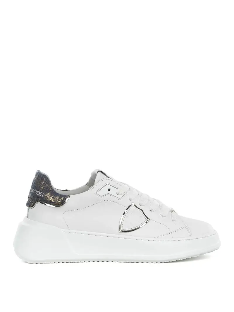 Sneaker Tres Temple Low Bianca Donna Bianco