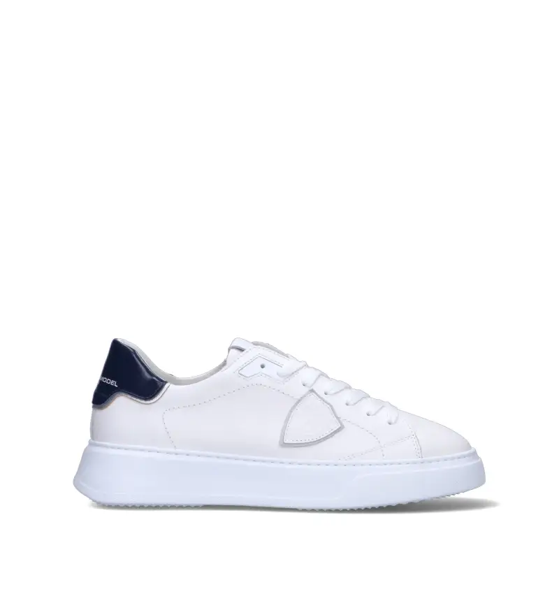 Sneaker uomo bianca in pelle Vario