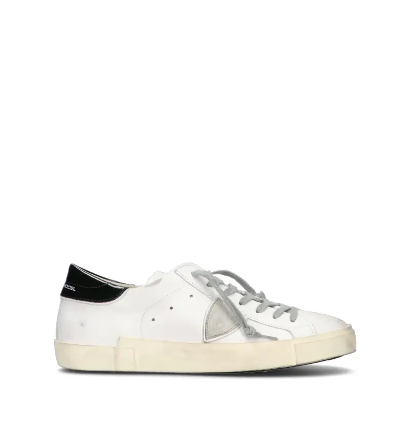 Sneaker uomo bianca in pelle Vario