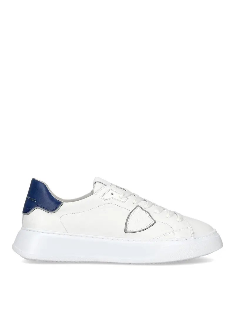 Sneaker Uomo Temple Low Bianco Blu