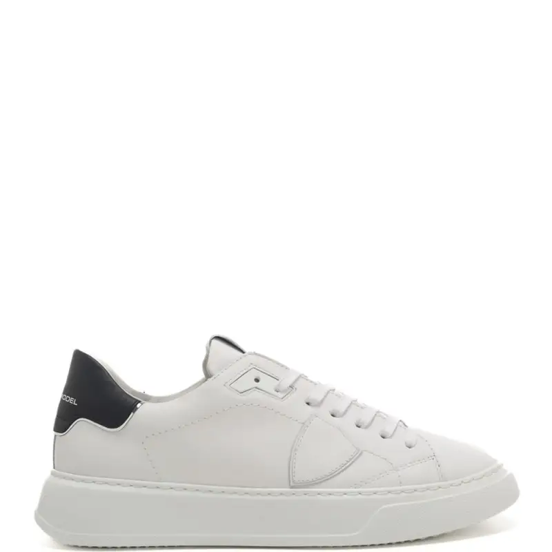 Philippe Model sneakers uomo in pelle modello temple low bianche e nere