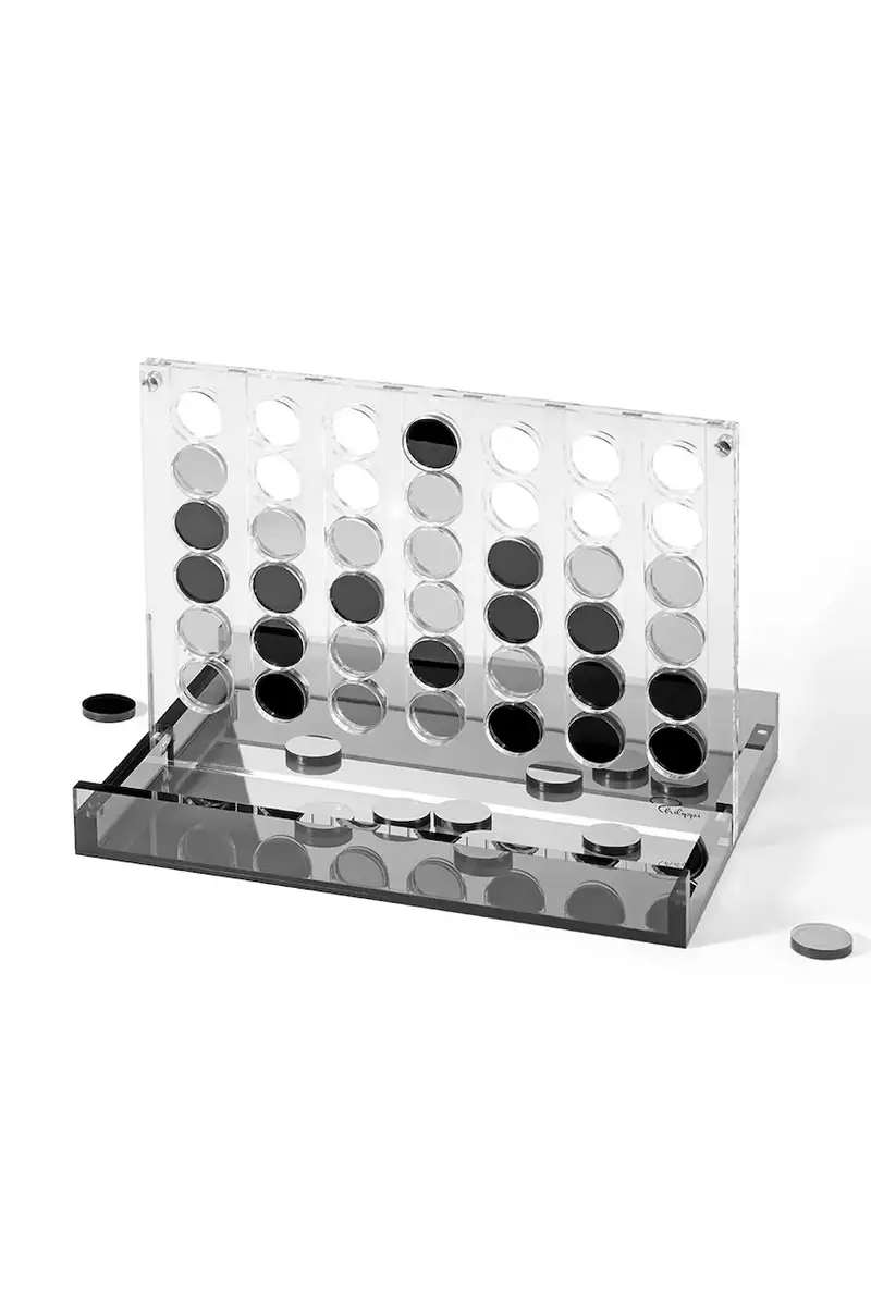 gioco da tavola YAP 4 in Row 23 x 29 x 3,5 cm Grigio