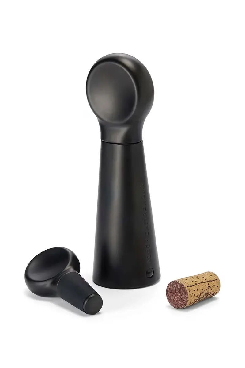 set di apribottiglie e tappo per vino Vino 18 cm Nero