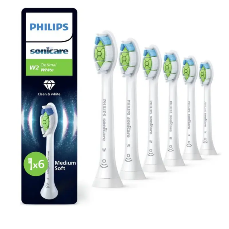 Sonicare Spazzolino Da Denti Optimal bianco W2 HX6066/87 x6