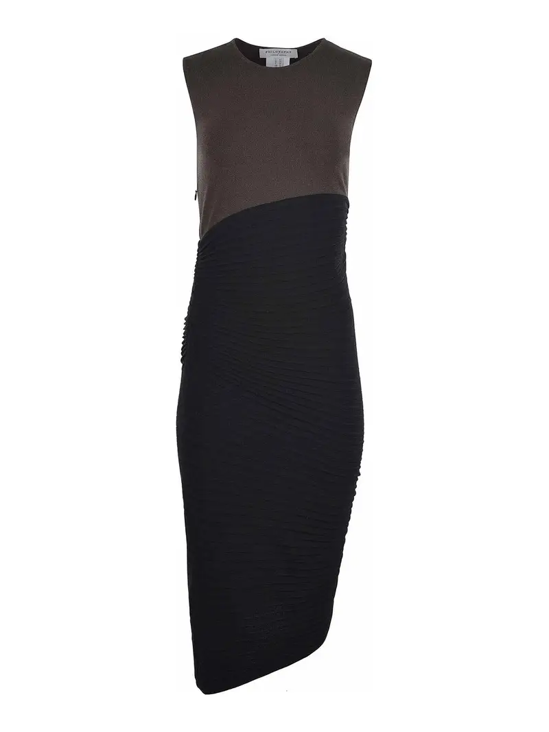 Abito di filosofia in viscosa Marrone