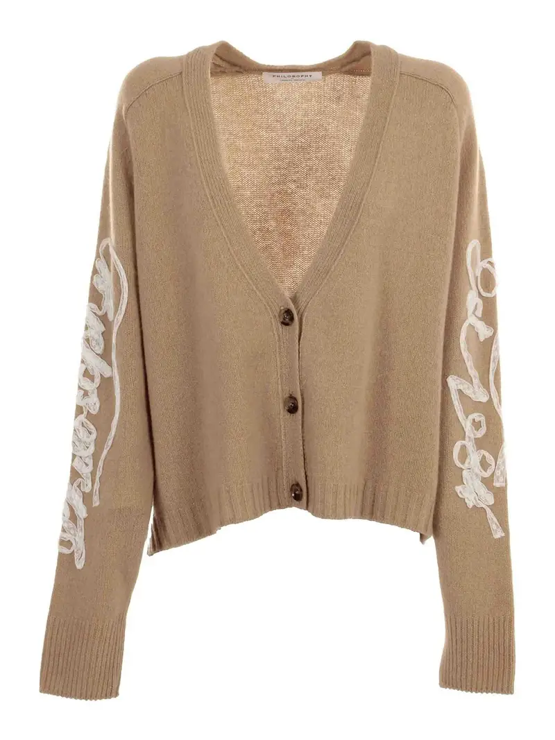 Maglia Cashmere Riciclato Beige
