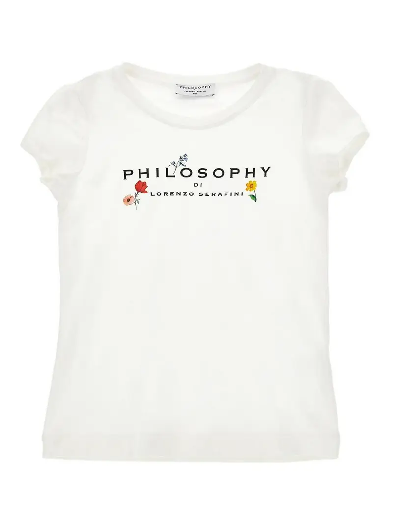 Philosophy di Lorenzo Serafini T-shirt Crema 4184903