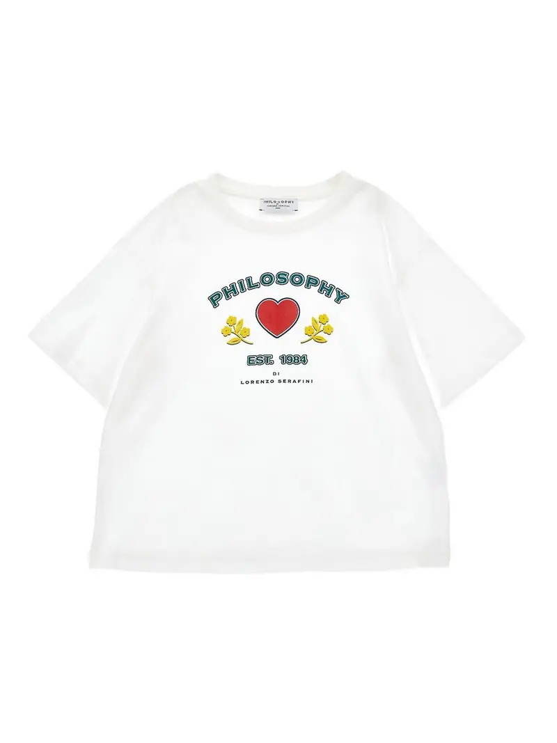 Philosophy di Lorenzo Serafini T-shirt Crema 4184895