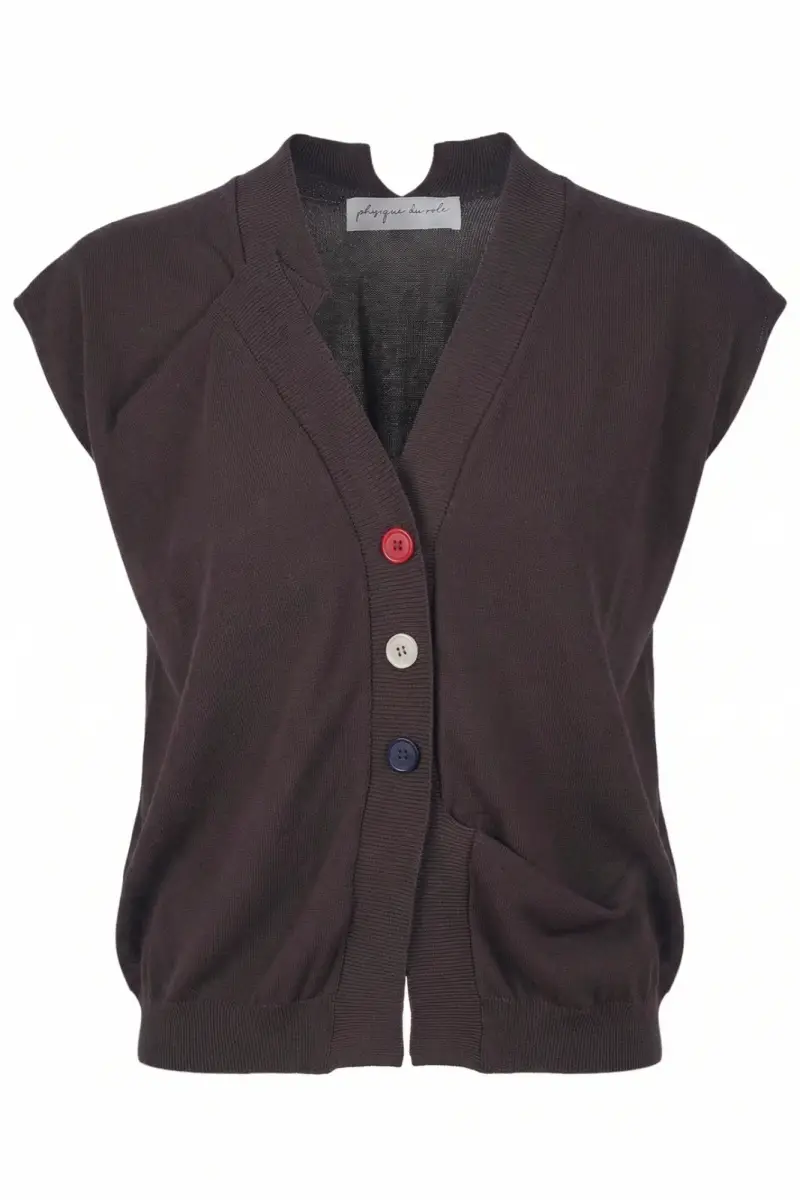 Gilet - 470225 - Moka