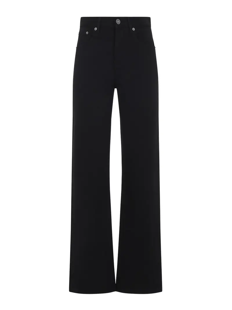 Jeans con gamba affusolata Nero