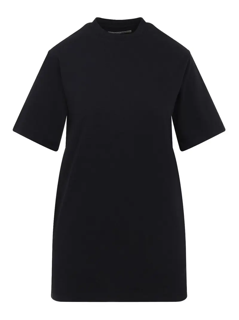 Maglietta grande in cotone Nero