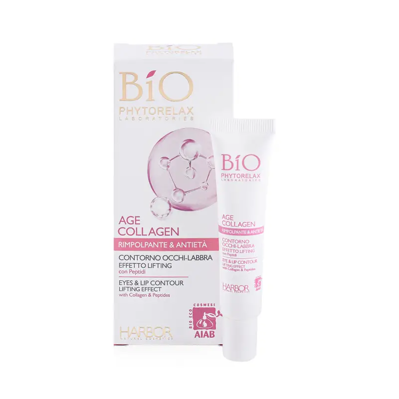 Age Collagen Contorno Occhi-Labbra Effetto Lifting - Balsamo labbra,Contorno occhi