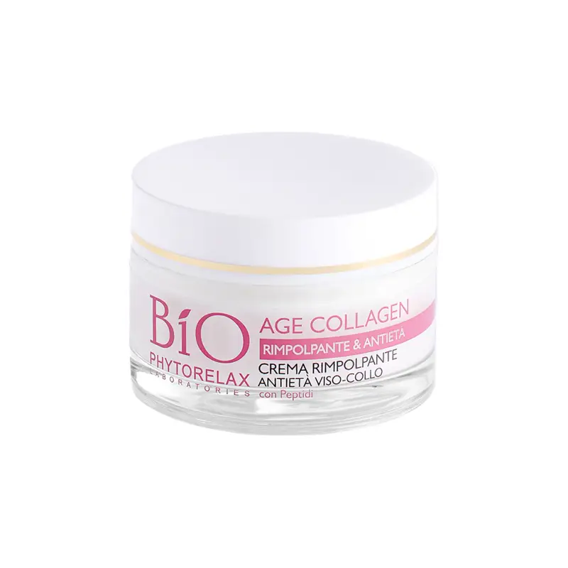 Age Collagen Crema Rimpolpante Antietà Viso-Collo - Trattamento antietà pelli mature, Crema antirughe miniatura 2