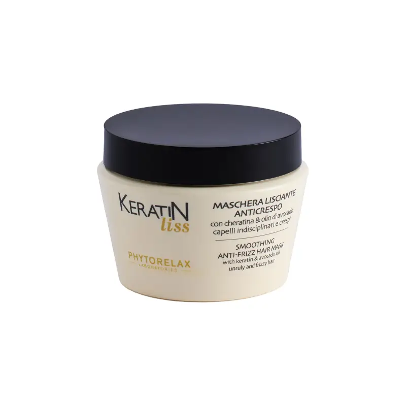 Keratin Liss Maschera Lisciante Anticrespo - Capelli lisci,Capelli secchi