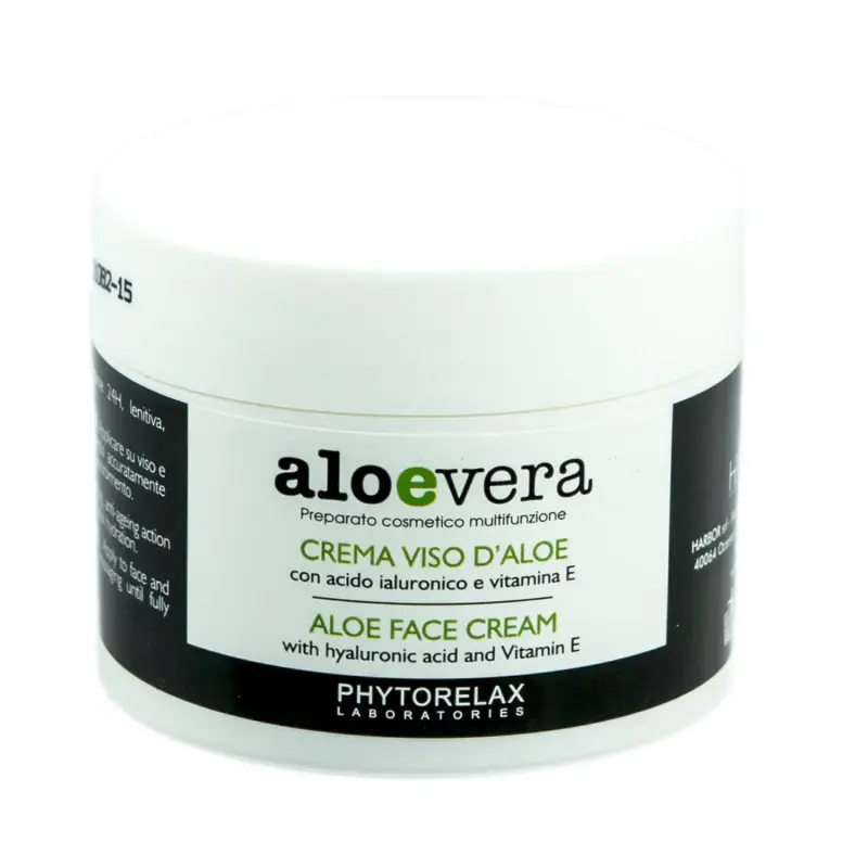 Skincare 98% Natural Crema Viso d'Aloe - Crema idratante viso,Primer viso