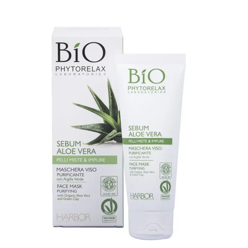 Skincare Vegan & Organic Maschera Viso Purificante - Maschera viso purificante