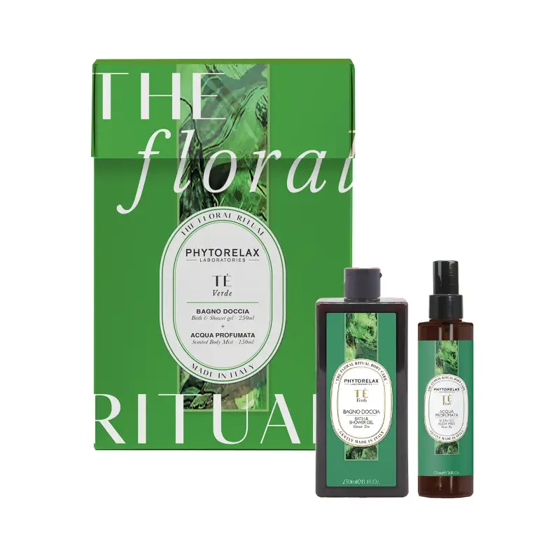 The Floral Ritual Gift Box The Floral Ritual Tè Verde - Cofanetto corpo,Cofanetto viso e corpo