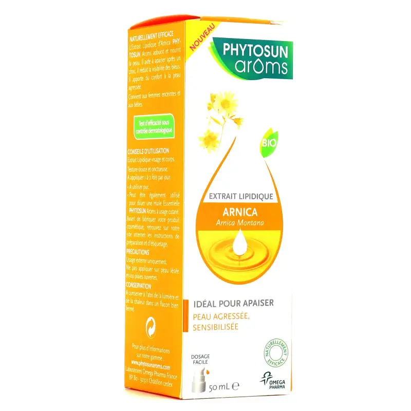 Phytosun Aroms Olio Vegetale Arnica Bio 50ml