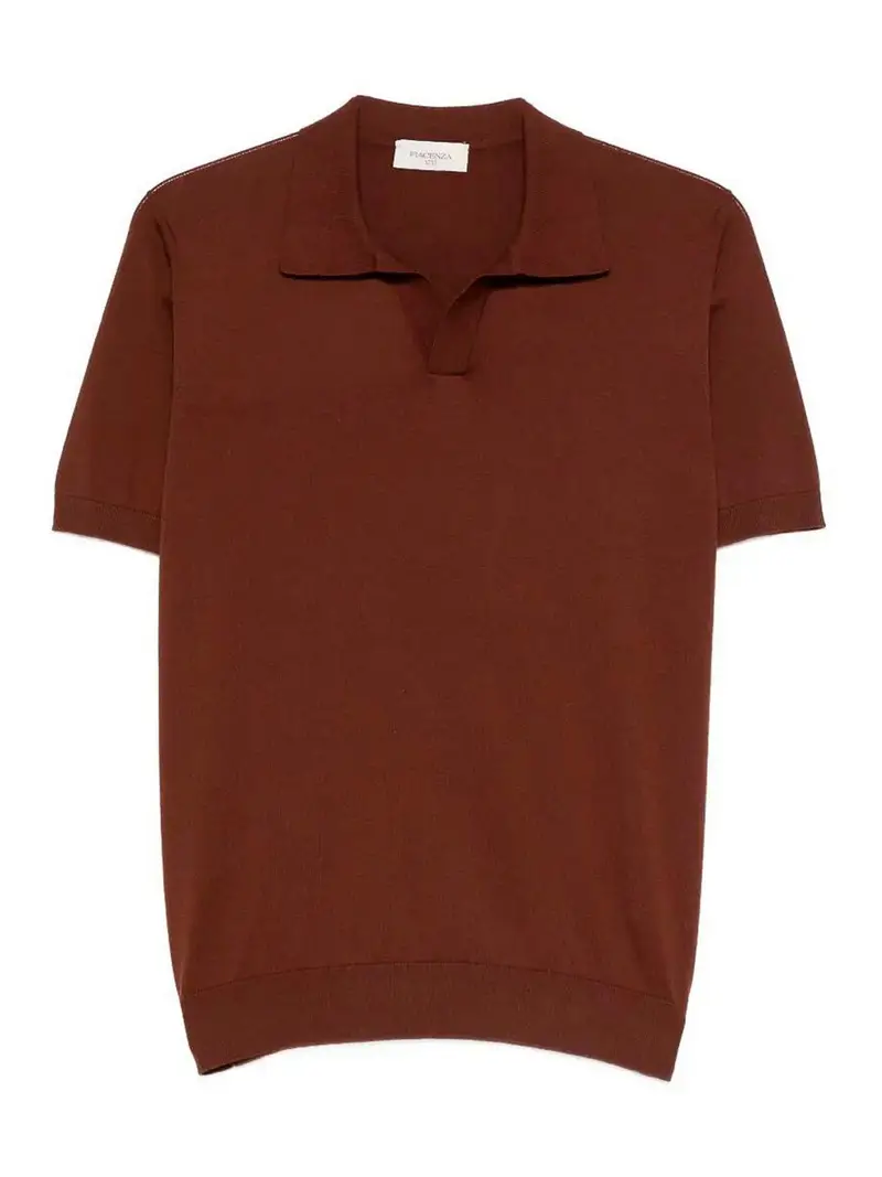 Polo a maniche corte Marrone Scuro