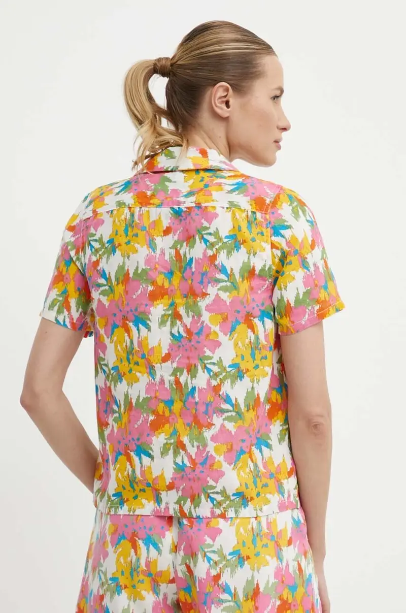 camicia di lino Kintha WTS441 Multicolore miniatura 3