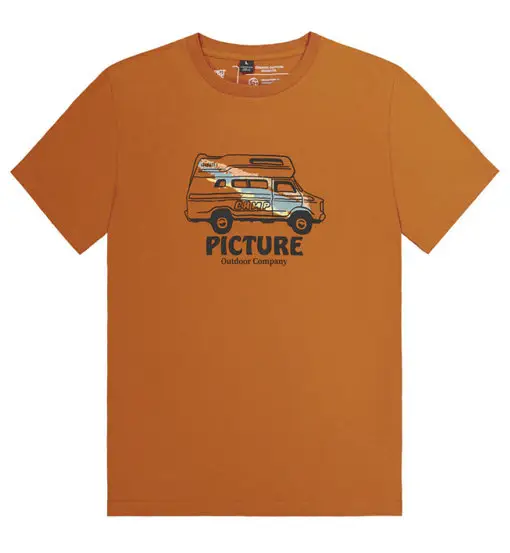 Picture T-shirt Uomo Arancione 2484768