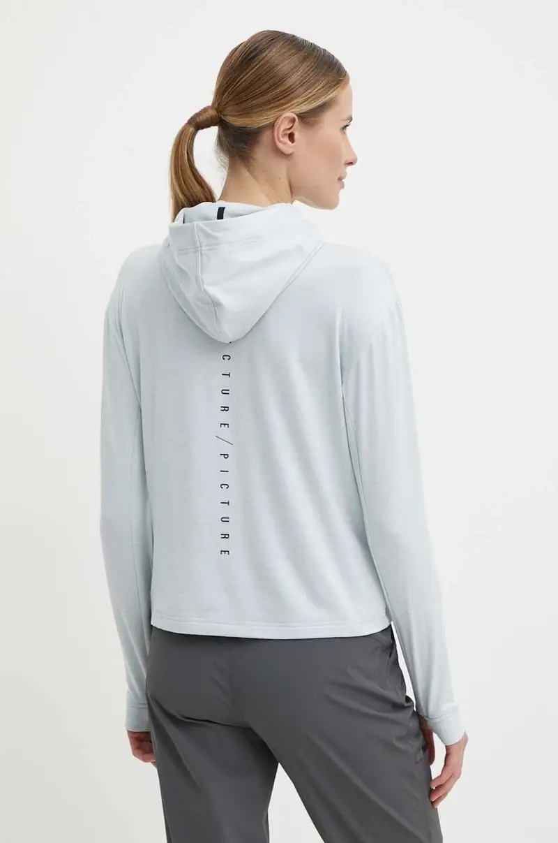 felpa da sport Celest colore grigio con cappuccio SWT156 miniatura 3