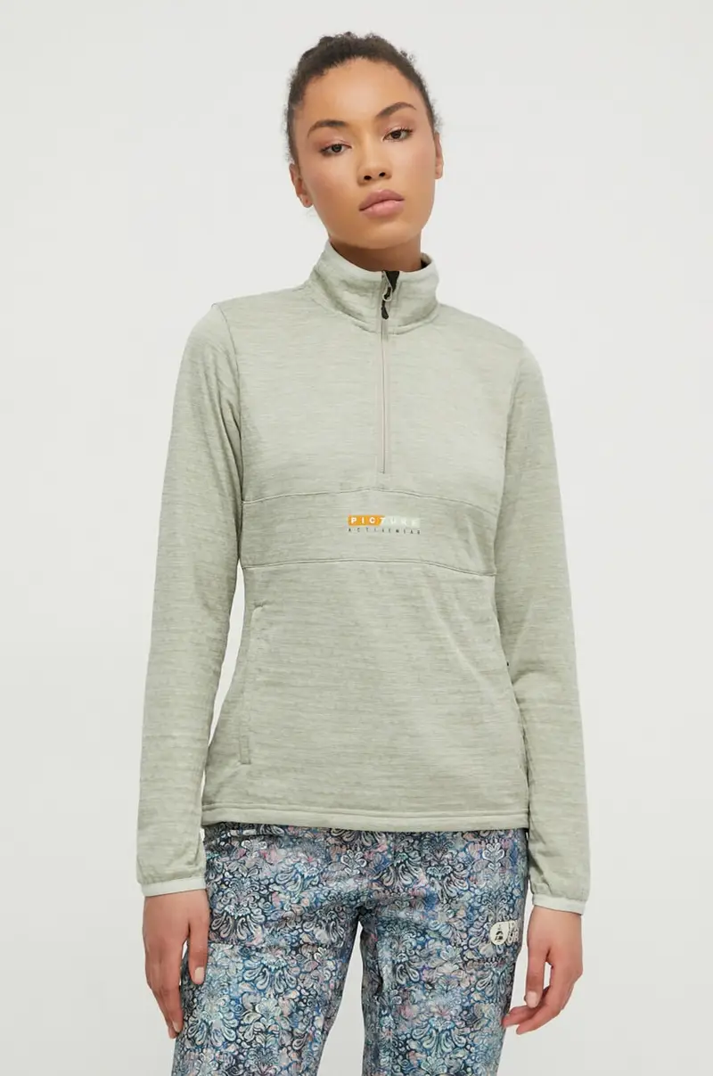 felpa da sport Tahita Grid colore verde