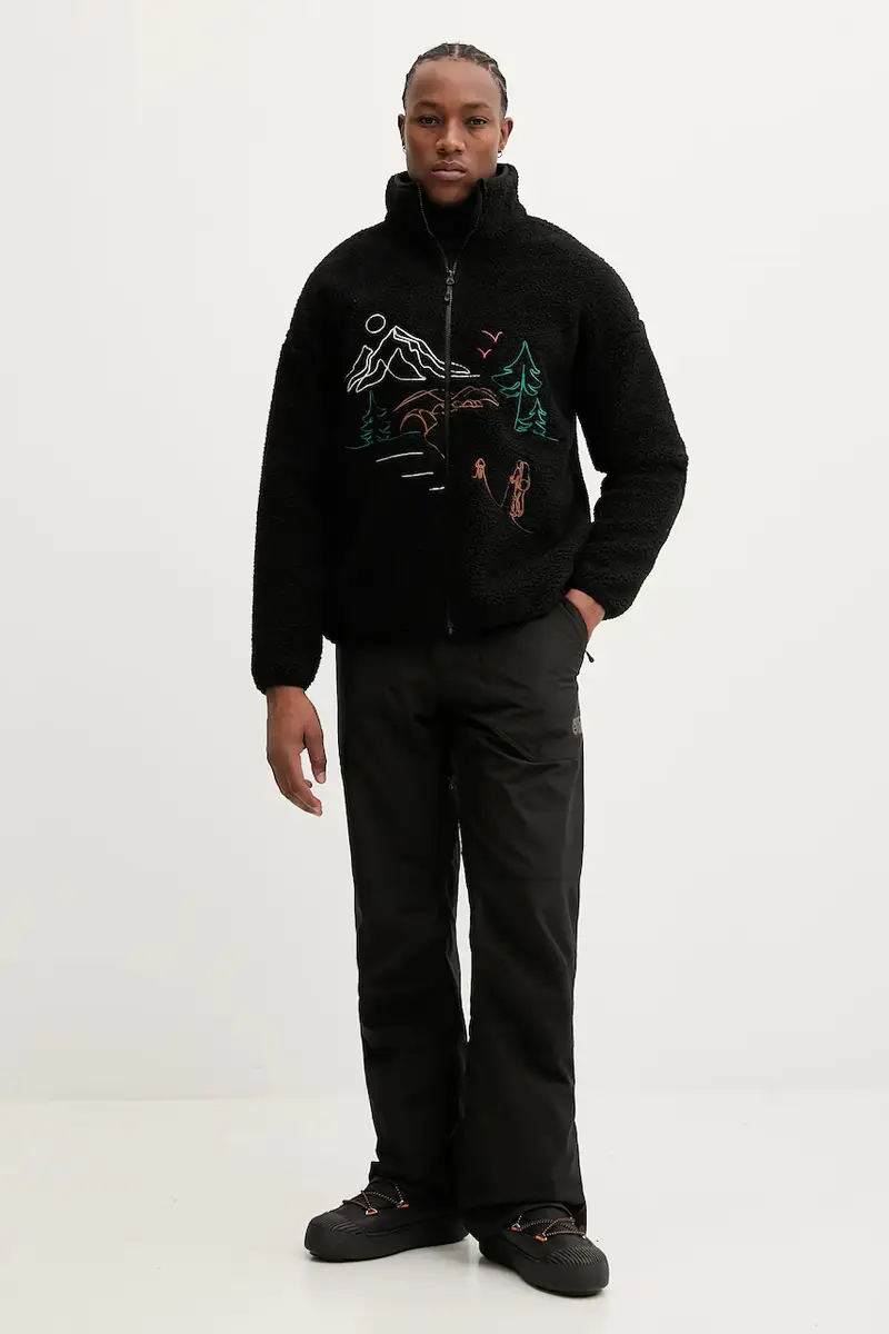 felpa in pile Hafdals Embro Nero miniatura 2