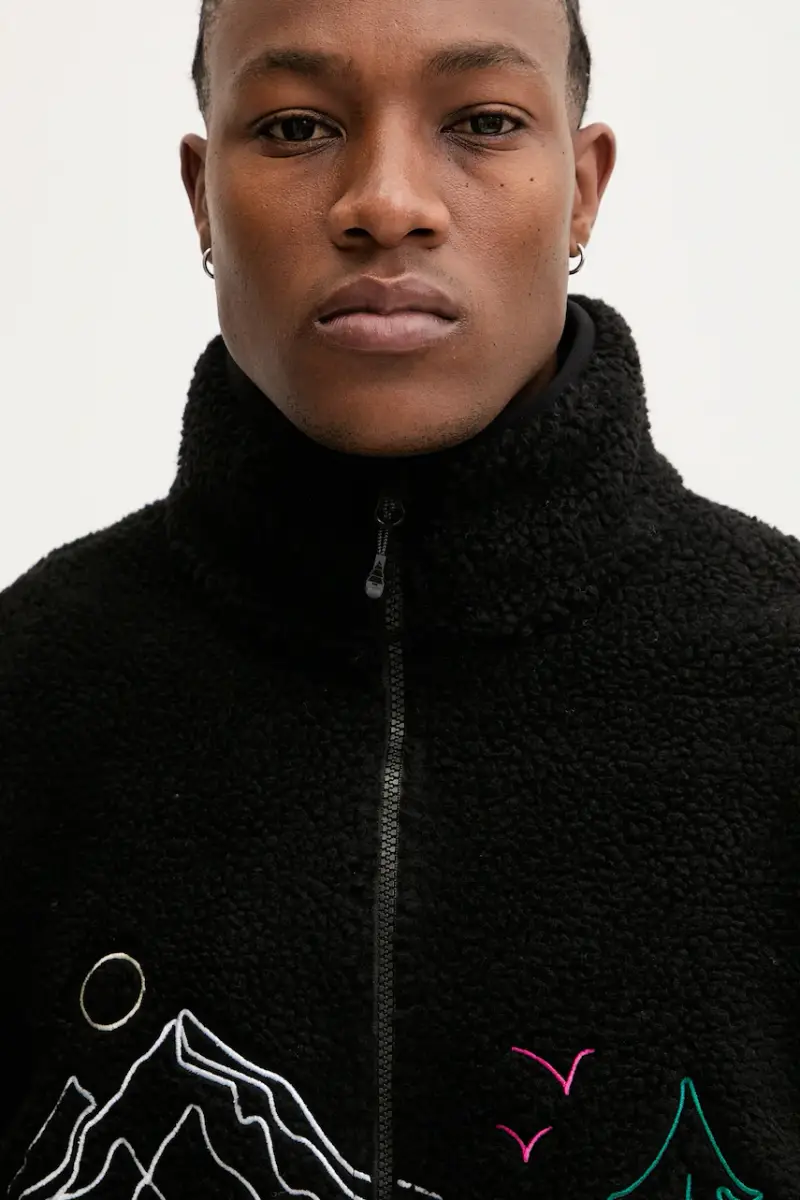 felpa in pile Hafdals Embro Nero miniatura 4