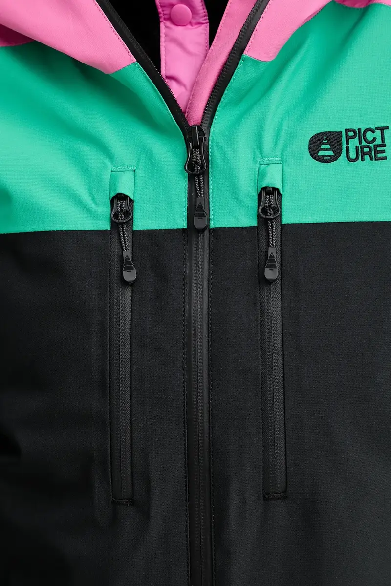 giacca da sci Exa Turchese miniatura 5