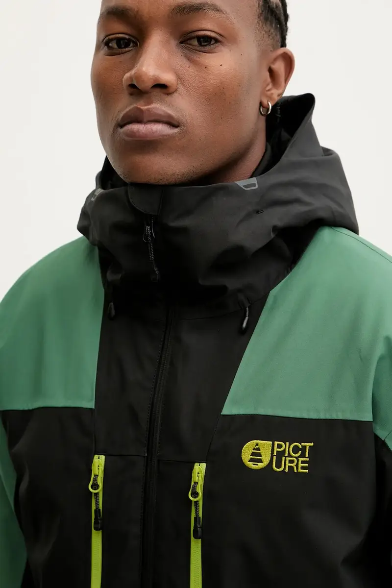 giacca da sci Object Verde miniatura 4