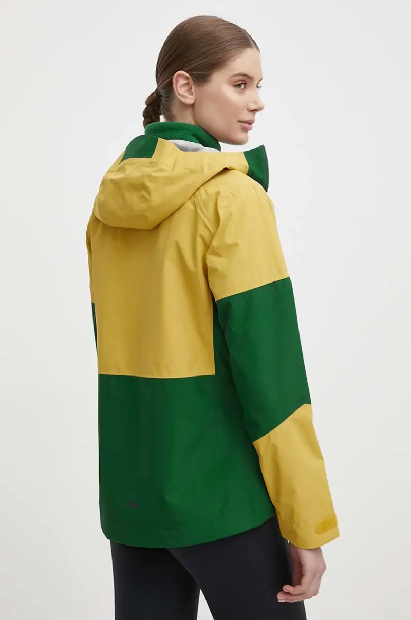 giacca impermeabile Abstral 2, 5L donna colore verde WVT344 miniatura 3