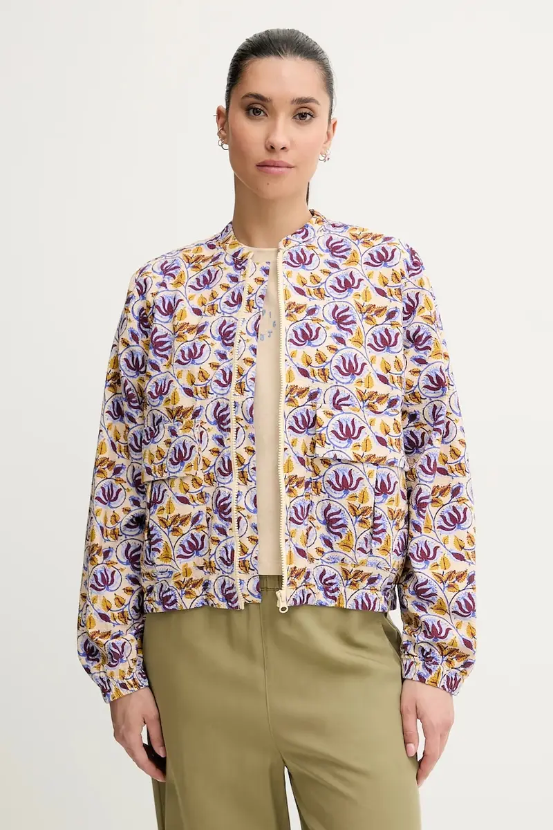 giacca in cotone Serenata colore beige WVT0393