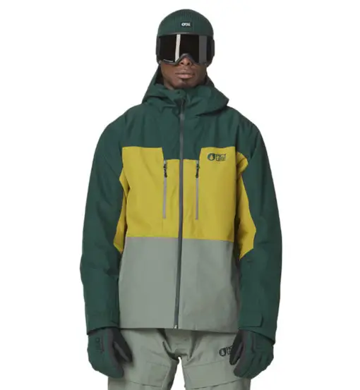 Picture Object M - giacca da sci - uomo Yellow