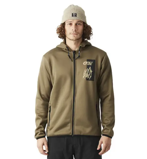 Park Zip Hoodie - felpa con cappuccio - uomo Light Brown