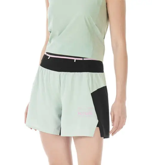 Woodah Stretch W - pantaloni corti - donna Green