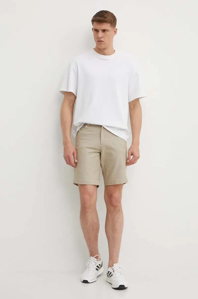 pantaloncini Aldos uomo colore beige MSH082 miniatura 2