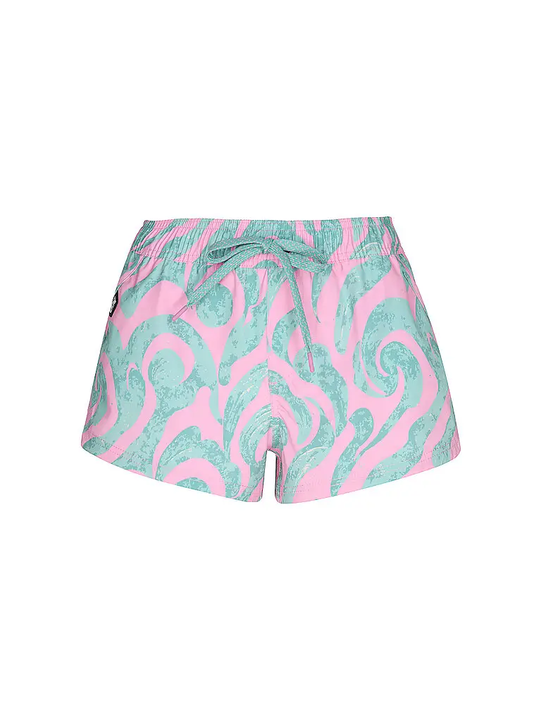 Pantaloncini da bagno da donna Napkey Printed rosa | XS