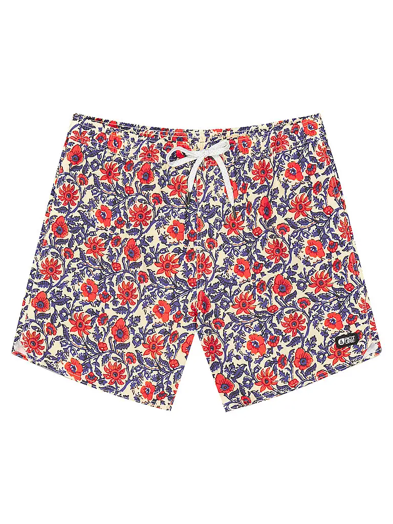 Pantaloncini da bagno da uomo Piau 15 stampati rosso | M