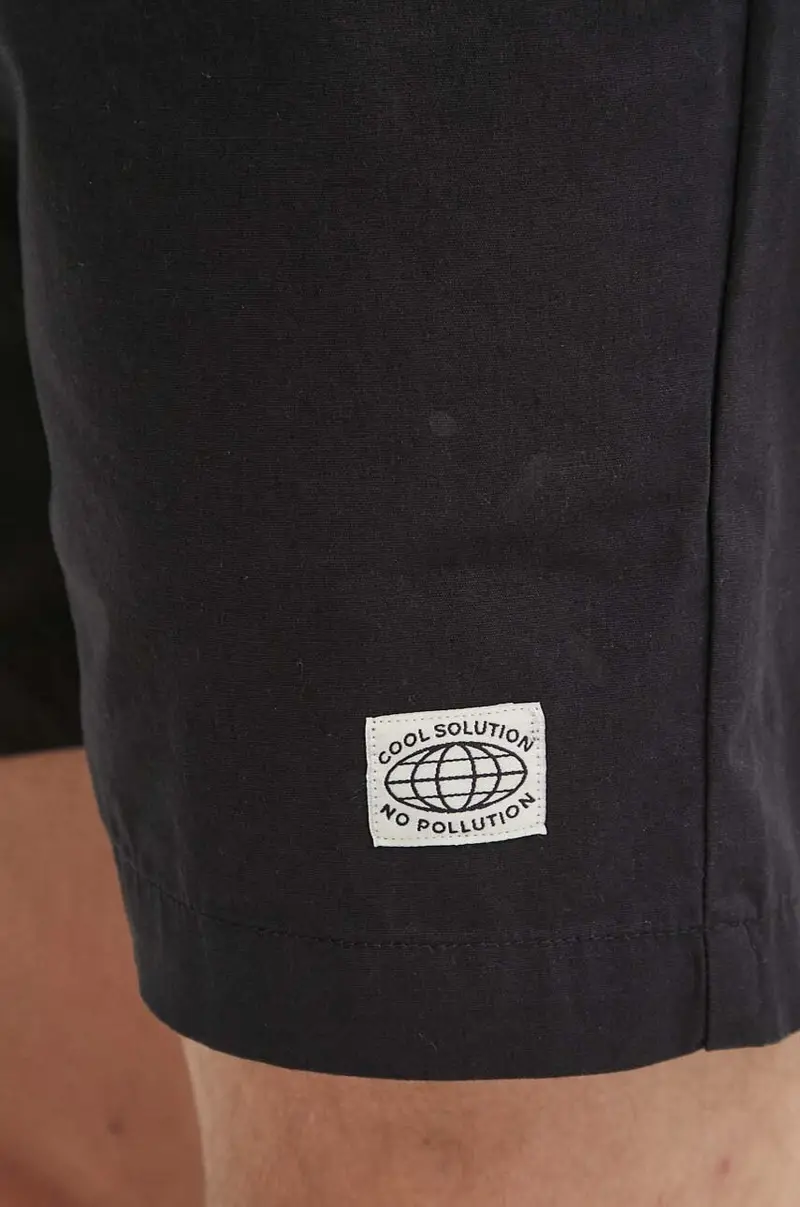 pantaloncini in cotone Daverson colore nero MSH085 miniatura 4