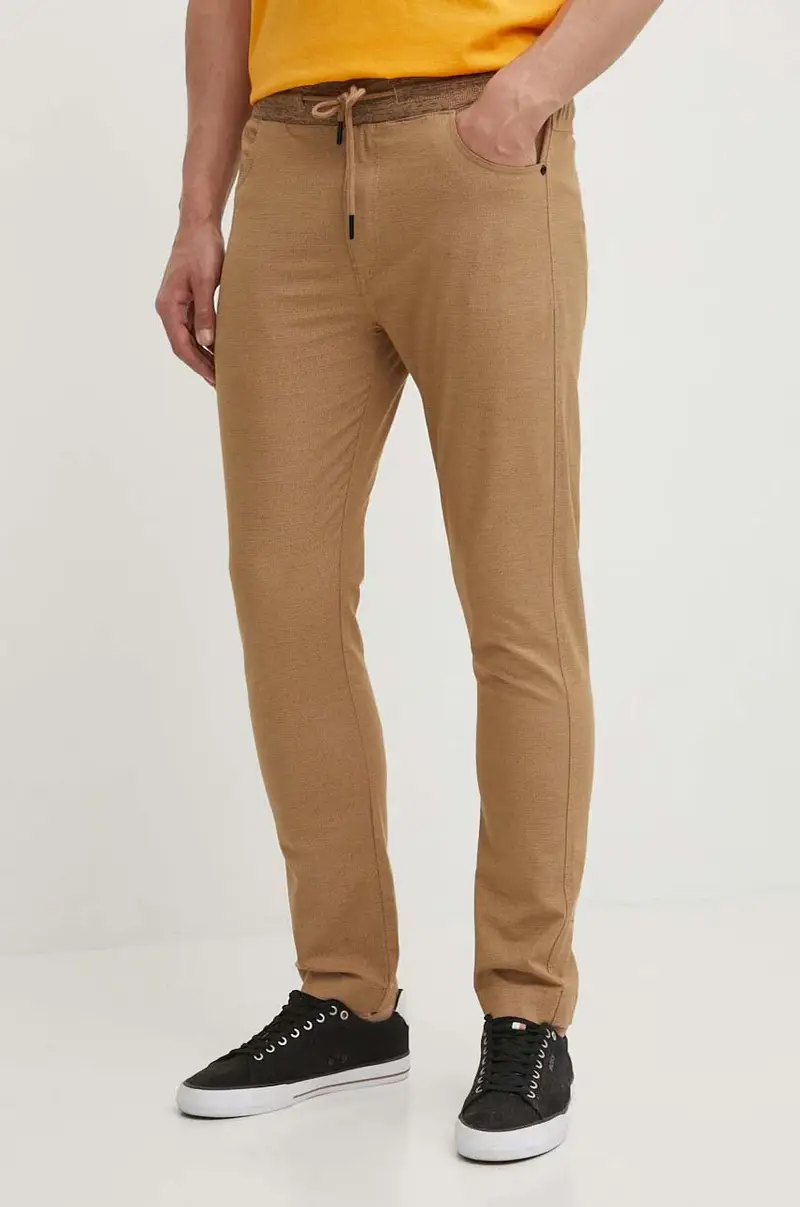 pantaloni Crusy uomo colore beige MJS063