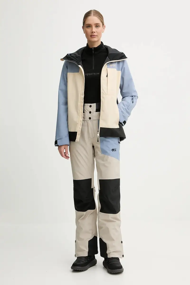 pantaloni da sci Seen Beige miniatura 2