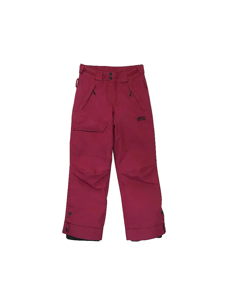 Pantaloni da sci Time da ragazza rosso scuro | 140-146