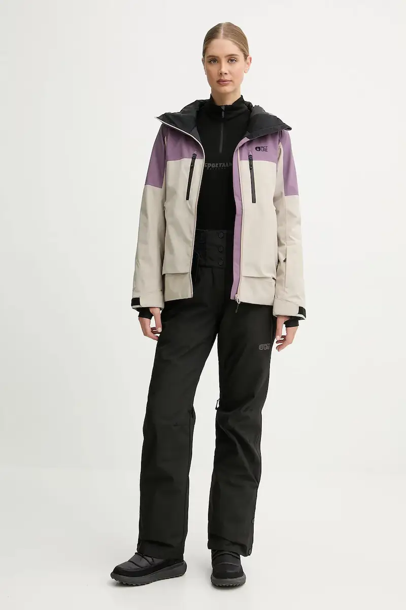 pantaloni da sci Treva Nero miniatura 2