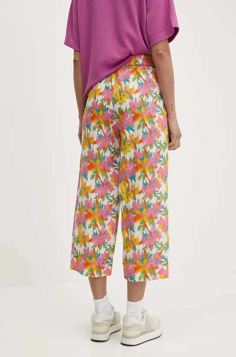 pantaloni in lino Tylita colore rosa WJS025 miniatura 3