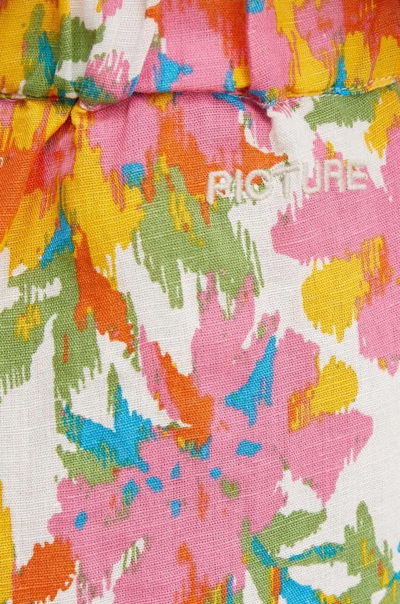 pantaloni in lino Tylita colore rosa WJS025 miniatura 4